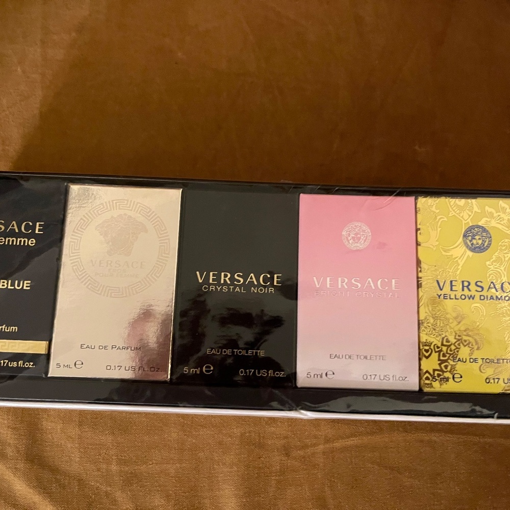 Versace Women’s Eau de Toilette Collection - 5 Fragrances 0.17oz each
